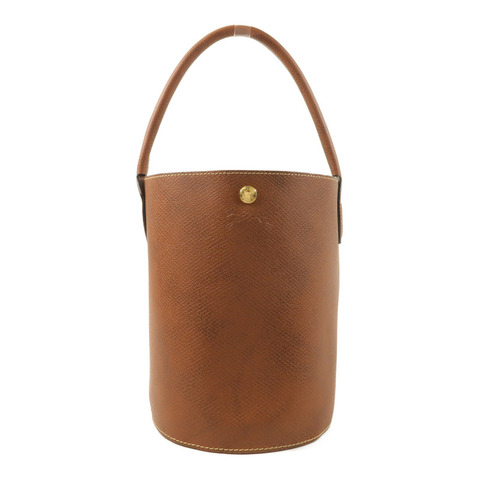 Longchamp 牛皮皮革Eupre S Bucket金扣肩背袋