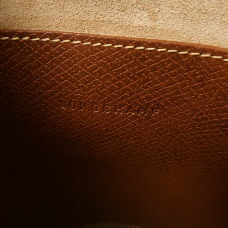 Longchamp 牛皮皮革Eupre S Bucket金扣肩背袋-5