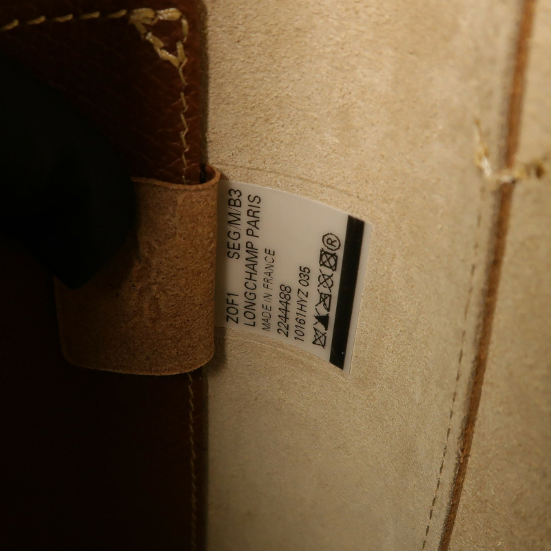 Longchamp 牛皮皮革Eupre S Bucket金扣肩背袋-6