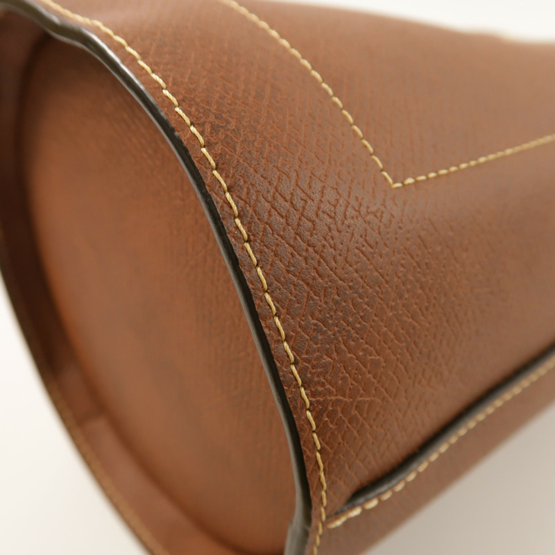 Longchamp 牛皮皮革Eupre S Bucket金扣肩背袋-11