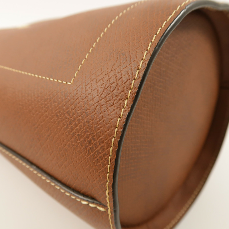 Longchamp 牛皮皮革Eupre S Bucket金扣肩背袋-12