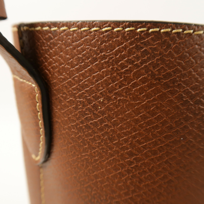 Longchamp 牛皮皮革Eupre S Bucket金扣肩背袋-14