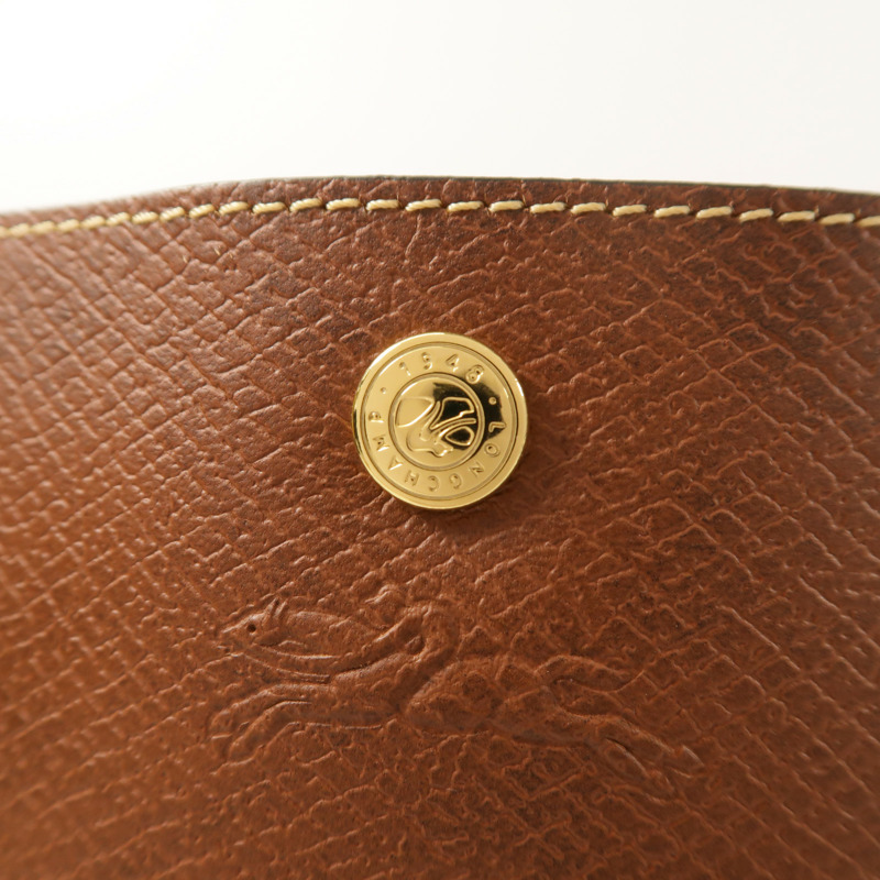 Longchamp 牛皮皮革Eupre S Bucket金扣肩背袋-15