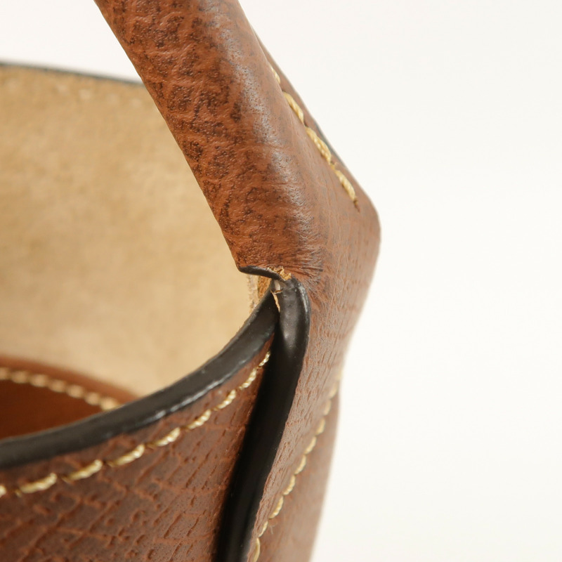 Longchamp 牛皮皮革Eupre S Bucket金扣肩背袋-16