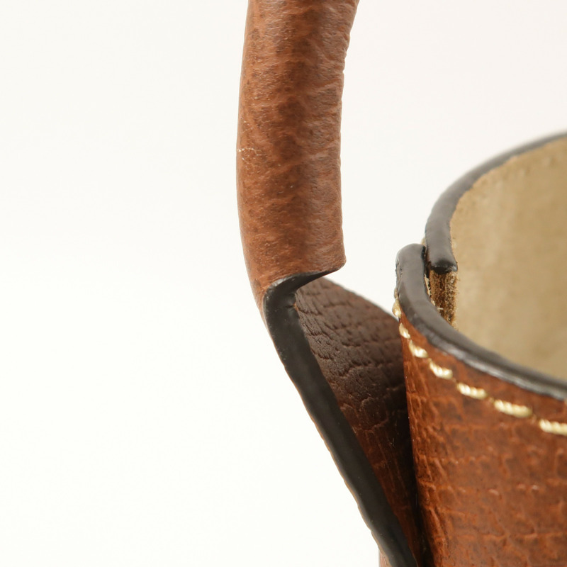 Longchamp 牛皮皮革Eupre S Bucket金扣肩背袋-17