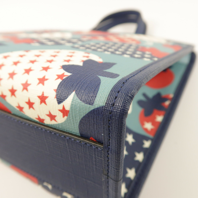 GUCCI 塗層帆布Hand Bag銀扣手挽袋-11