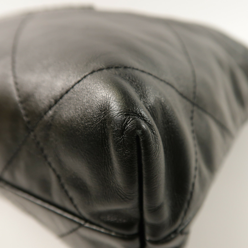 CHANEL 牛皮皮革22 Small鏈帶肩背袋-9