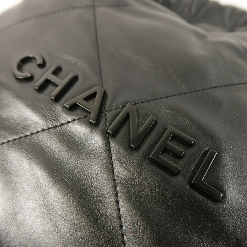 CHANEL 牛皮皮革22 Small鏈帶肩背袋-16