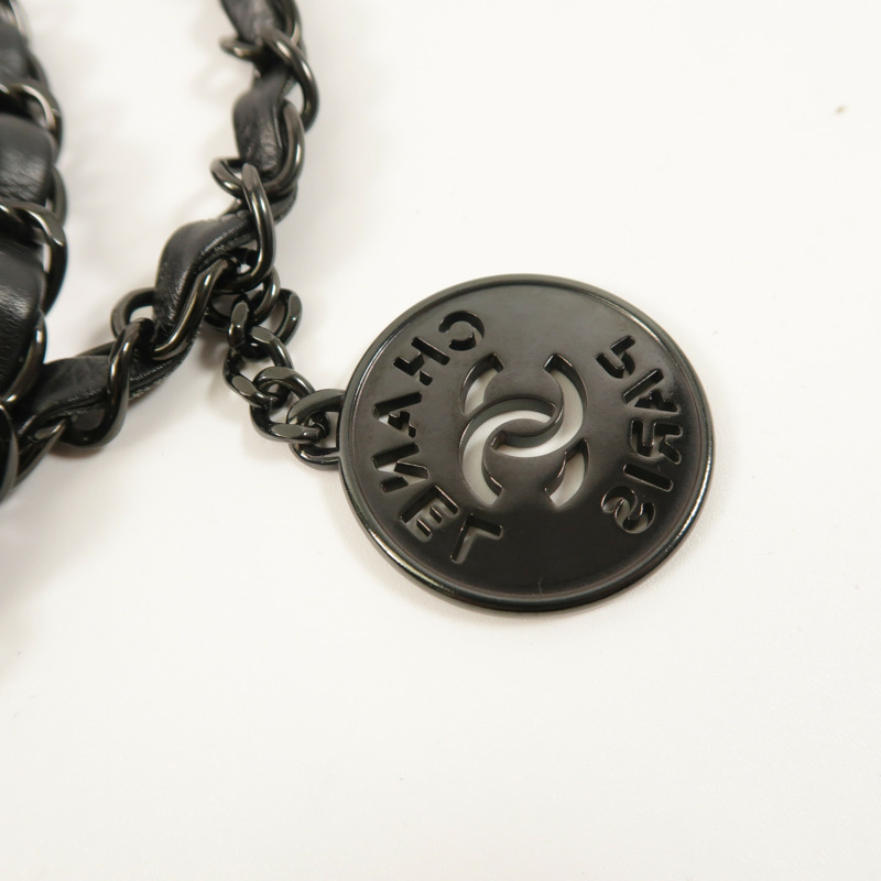 CHANEL 牛皮皮革22 Small鏈帶肩背袋-17