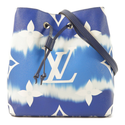 LOUIS VUITTON Monogram Escale NeoNoe MM銀扣肩背袋