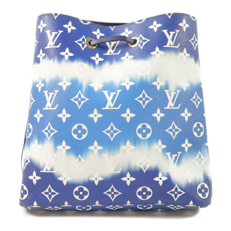 LOUIS VUITTON Monogram Escale NeoNoe MM銀扣肩背袋-1