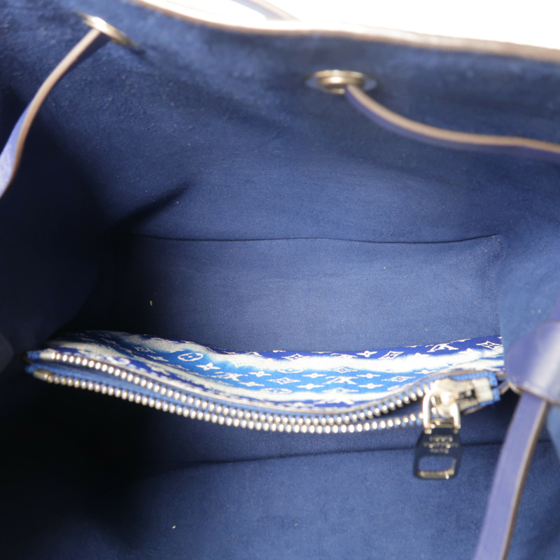 LOUIS VUITTON Monogram Escale NeoNoe MM銀扣肩背袋-5