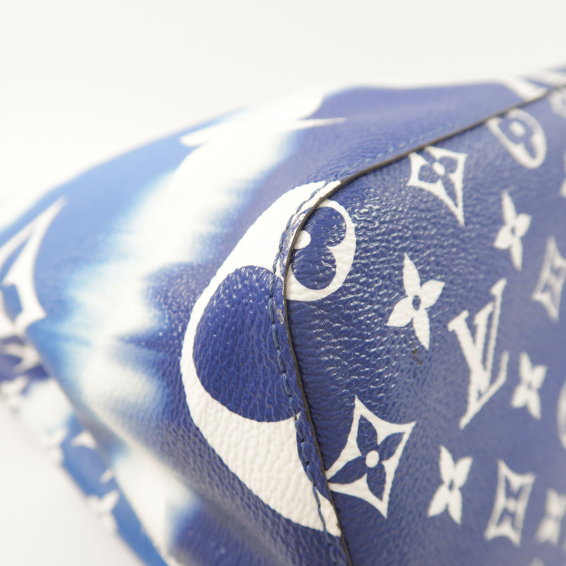 LOUIS VUITTON Monogram Escale NeoNoe MM銀扣肩背袋-11