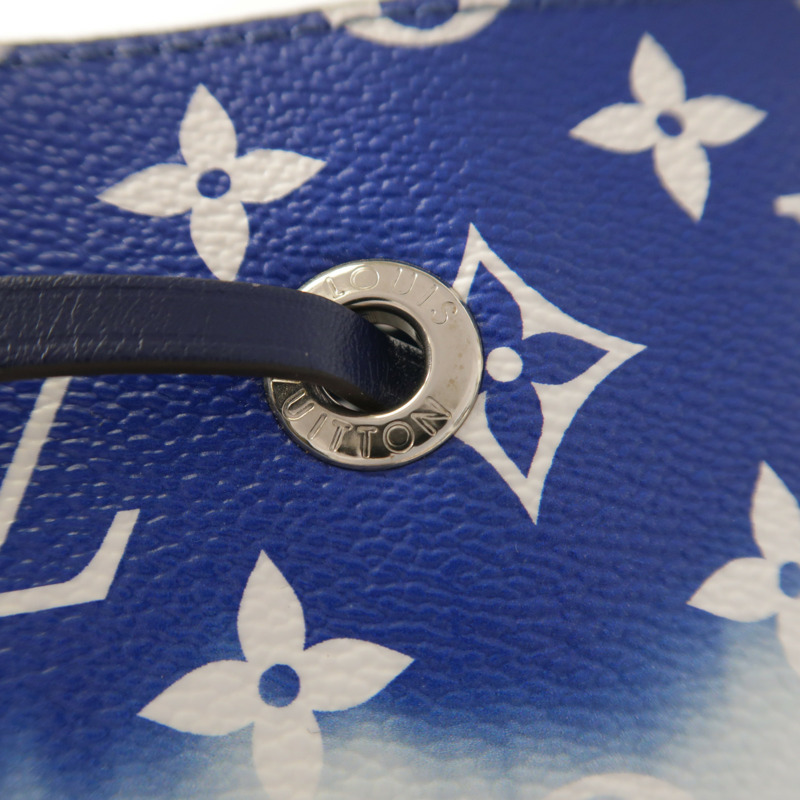 LOUIS VUITTON Monogram Escale NeoNoe MM銀扣肩背袋-14