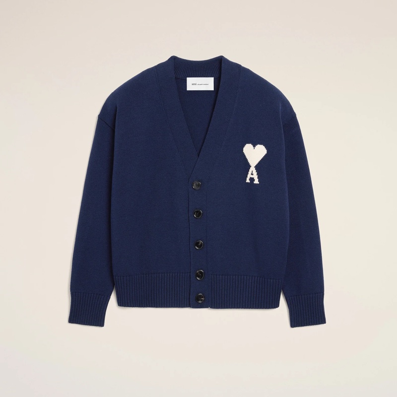 Ami Paris ❣️開衫#XS S M L 海軍藍-0