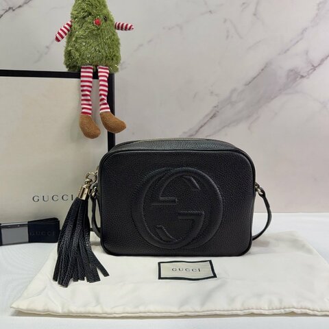 GUCCI Soho Disco 皮革相機包