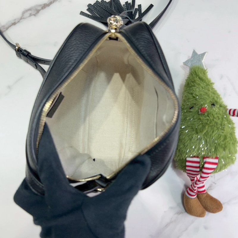 GUCCI Soho Disco 皮革相機包-4