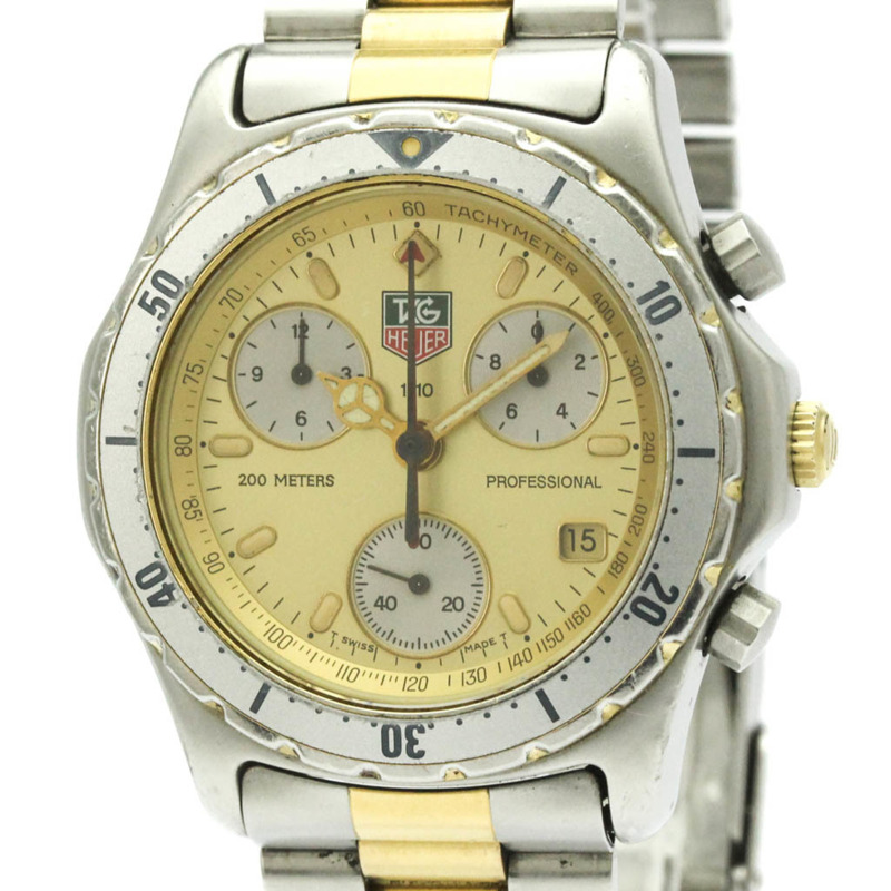 TAG HEUER 2000 專業計時碼錶鍍金鋼錶 CE1121-0