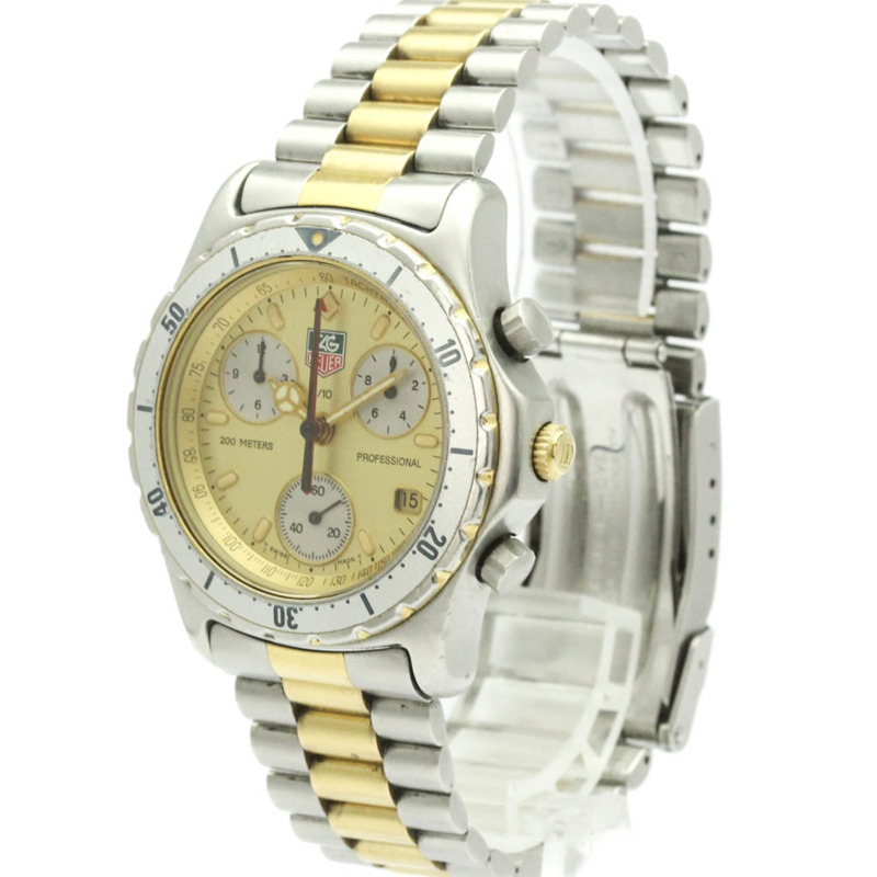 TAG HEUER 2000 專業計時碼錶鍍金鋼錶 CE1121-1