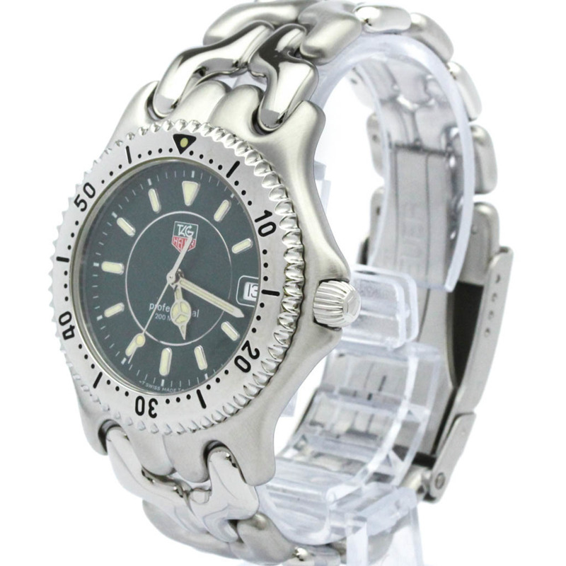 TAG HEUER Sel Professional 200米石英男錶 WG1119 拋光款-1