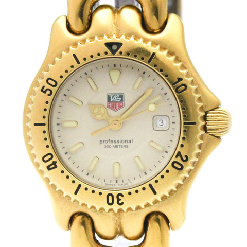TAG HEUER Sel Professional 200公尺鍍金石英女錶 WG1330