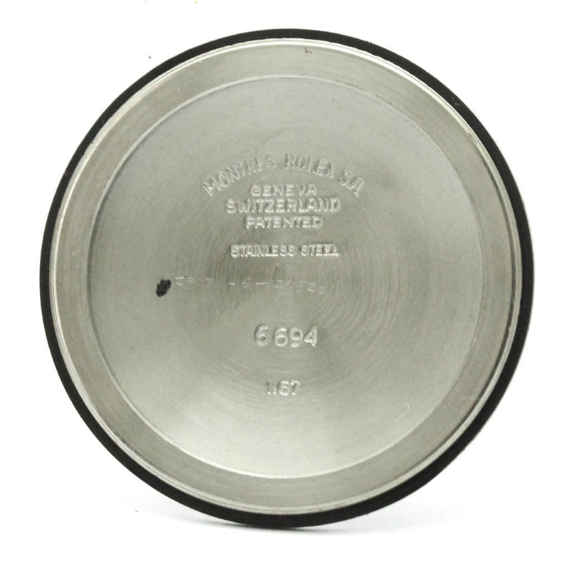 勞力士蠔式日曆型精密腕錶 6694 鋼手動上鍊男士腕錶(復古款)-9