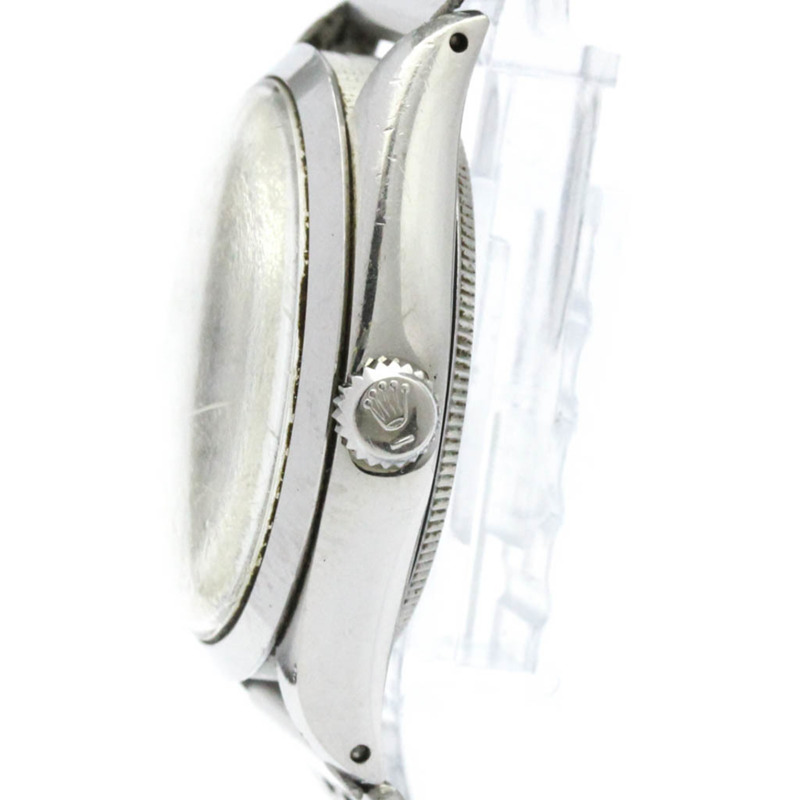 勞力士空中霸王5500不鏽鋼自動男士腕錶(復古款)-3