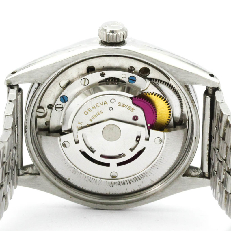 勞力士空中霸王5500不鏽鋼自動男士腕錶(復古款)-5