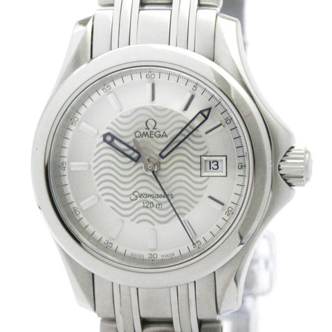 歐米茄海馬系列120公尺精鋼石英女錶 2571.31 拋光款