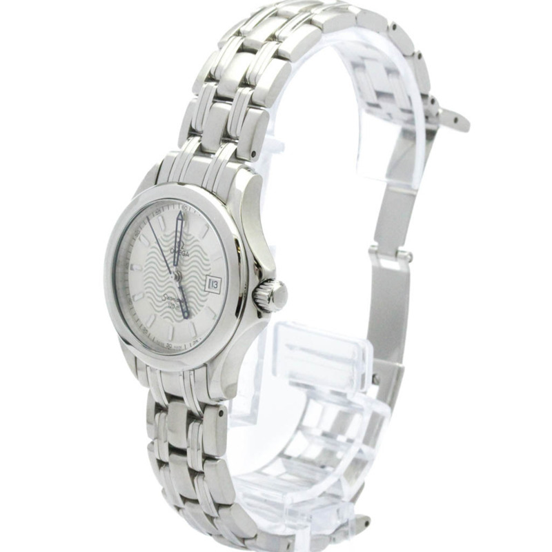 歐米茄海馬系列120公尺精鋼石英女錶 2571.31 拋光款-1