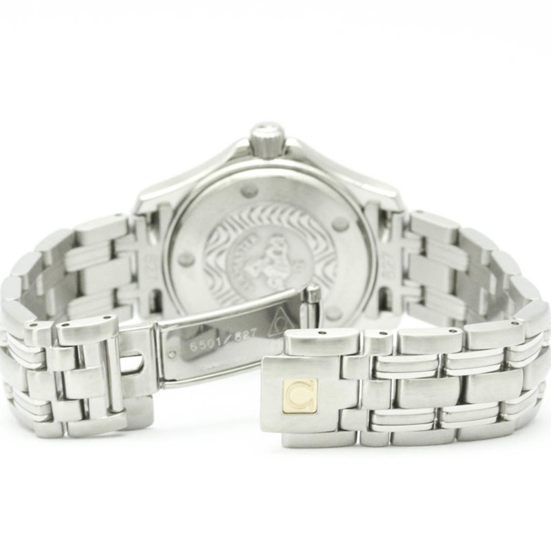 歐米茄海馬系列120公尺精鋼石英女錶 2571.31 拋光款-4