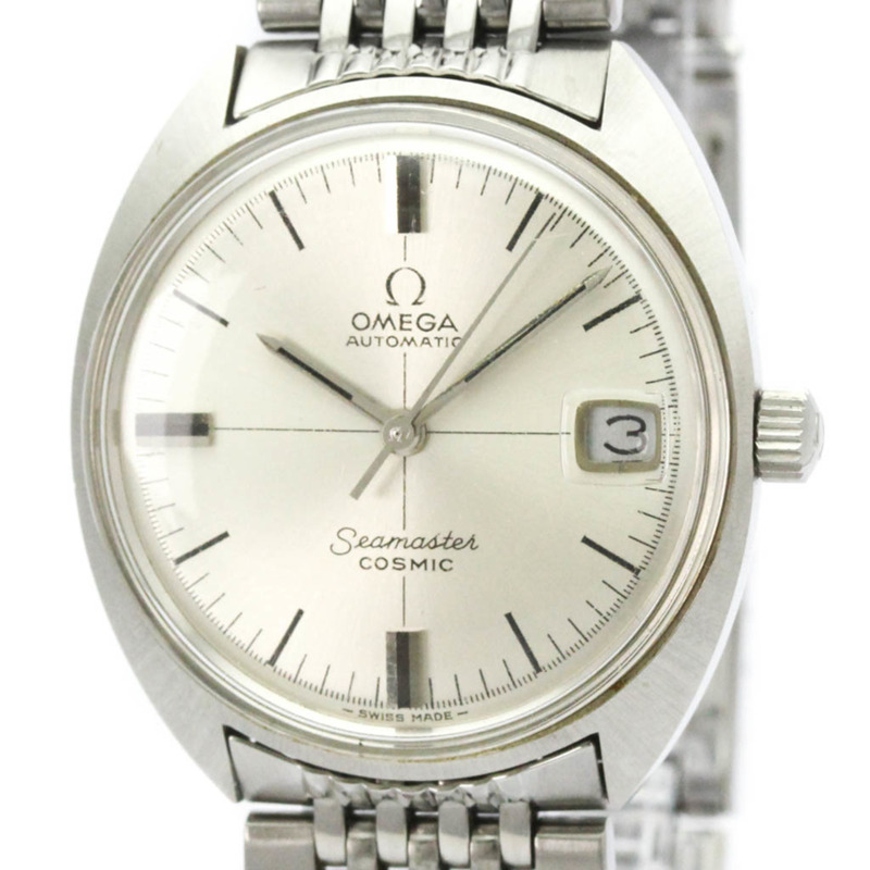 歐米茄海馬系列宇宙系列Cal 565精鋼自動男士腕錶 166.023 復古款-0