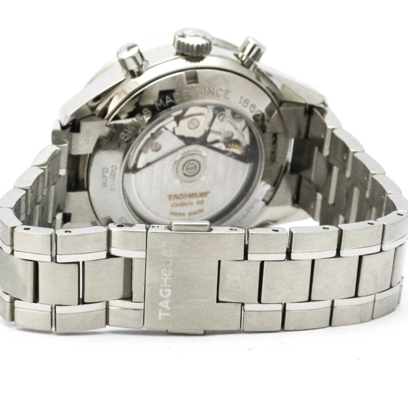 TAG HEUER 豪雅卡萊拉系列計時碼錶精鋼自動腕錶 CV2011 拋光款-4