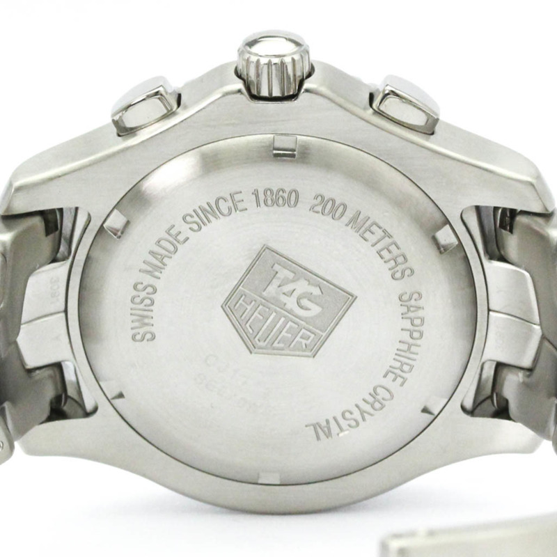 TAG HEUER 豪雅 Link 計時碼錶精鋼自動男士腕錶 CJ1111 拋光款-5