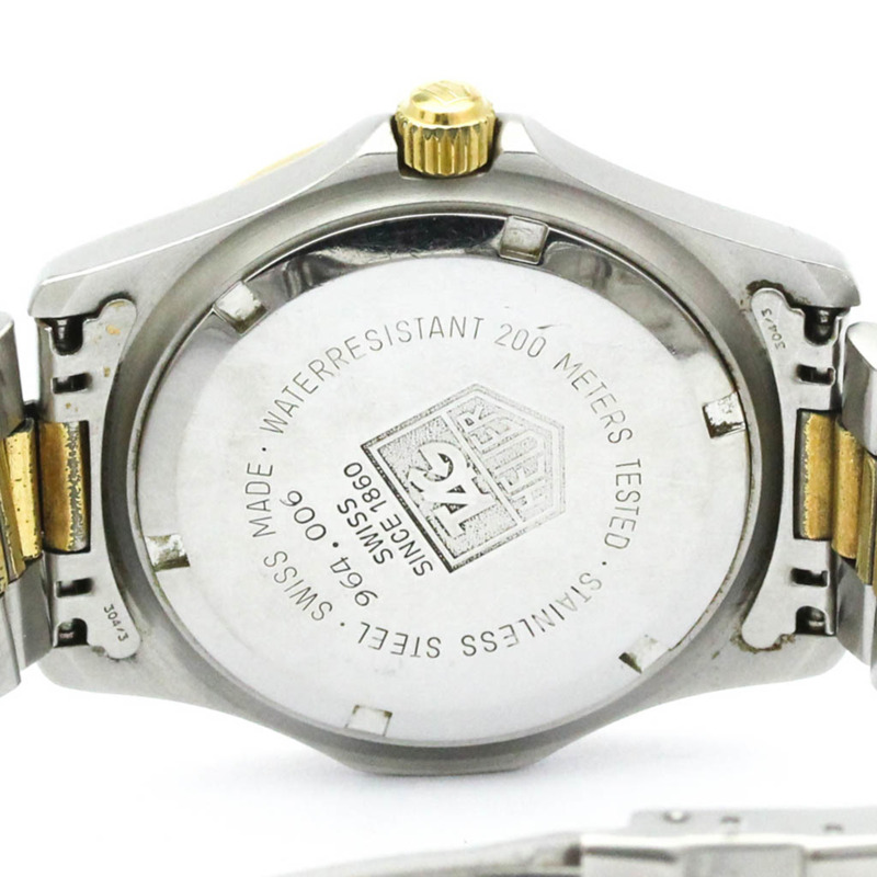 TAG HEUER 專業鍍金鋼石英男士腕錶 964.006 復古款-5