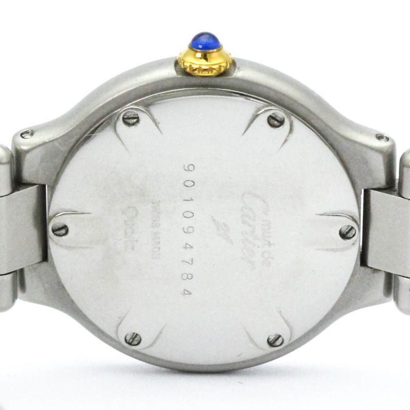 卡地亞 Must 21 鍍金精鋼石英女士腕錶 W10051F4-5