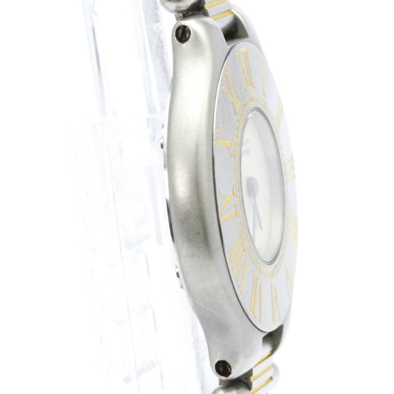 卡地亞 Must 21 鍍金精鋼石英女士腕錶 W10051F4-7