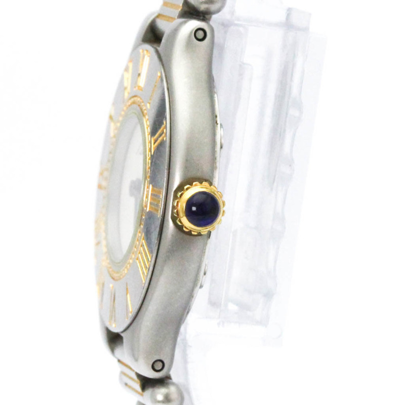 卡地亞 Must 21 鍍金精鋼石英女士腕錶 W10051F4-3