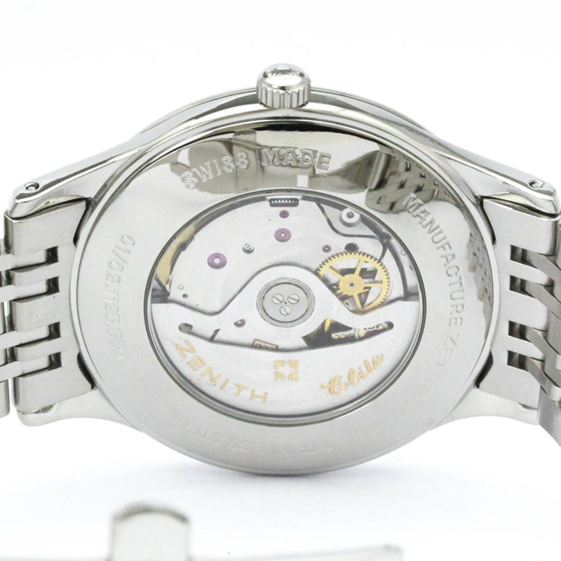 ZENITH Elite 不銹鋼自動男士腕錶 01/02.1125.680 拋光-5