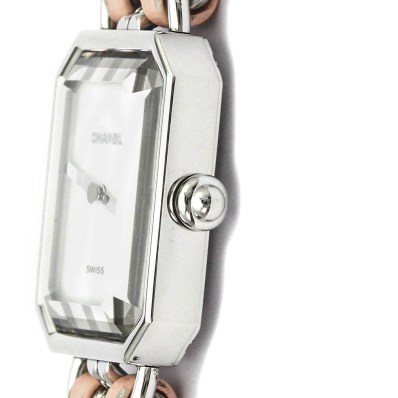香奈兒 Premiere Lock ML 尺寸精鋼石英女錶 H6359 拋光-3