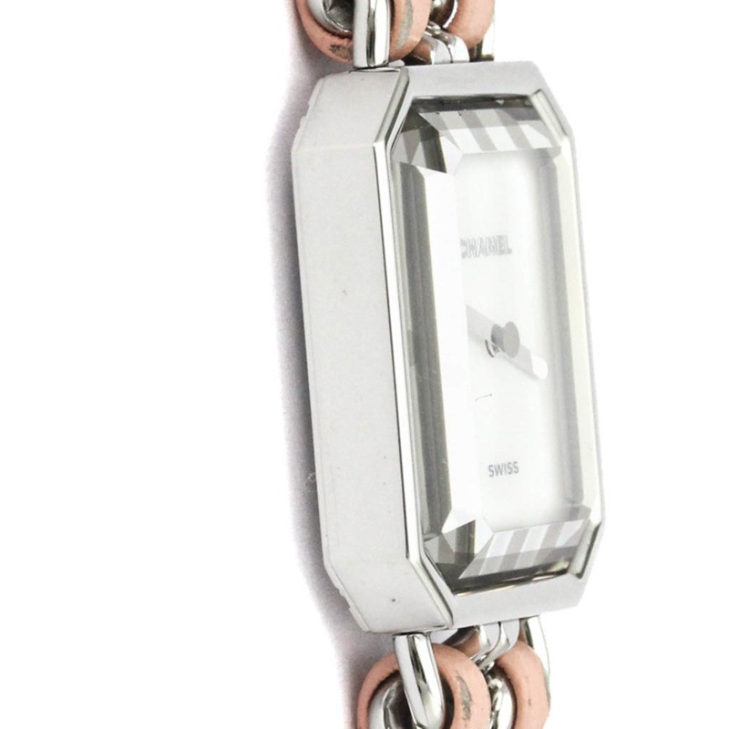 香奈兒 Premiere Lock ML 尺寸精鋼石英女錶 H6359 拋光-7