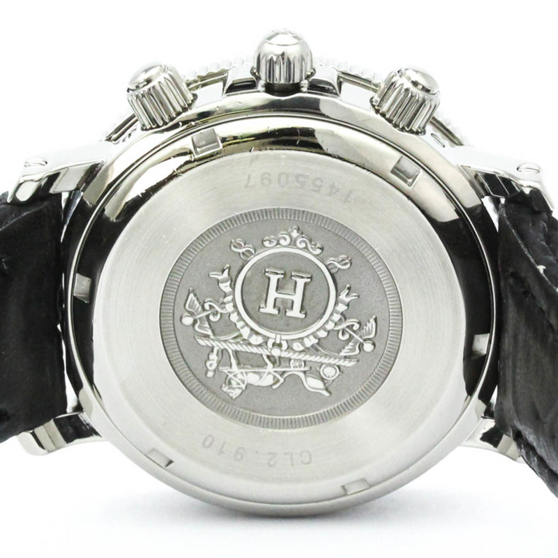 愛馬仕 Clipper Diver 計時碼錶精鋼石英男士腕錶 CL2.910 拋光-5