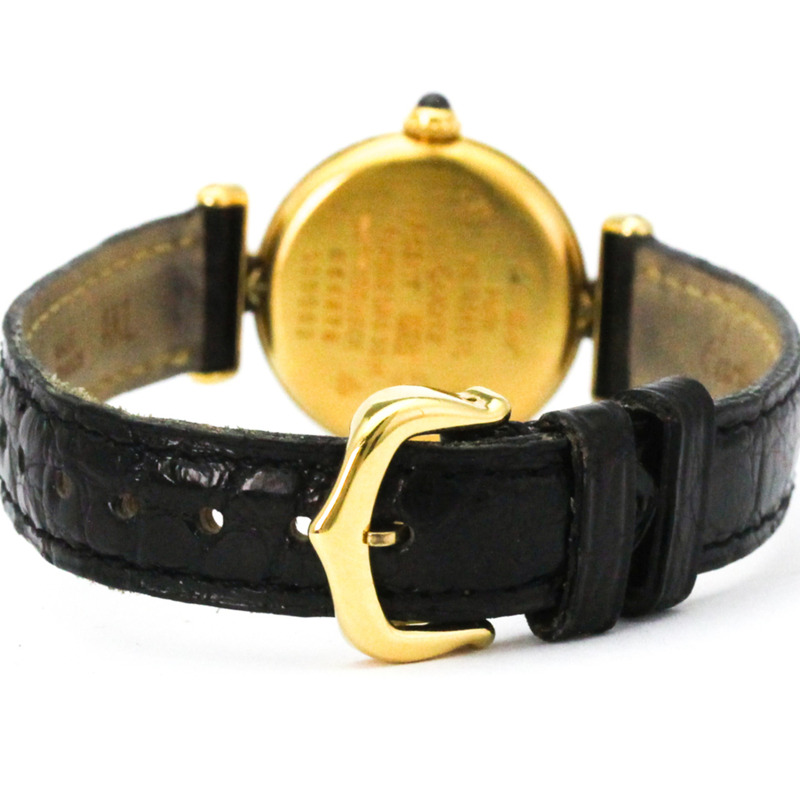 卡地亞 Must Colisee 鍍金女士腕錶 590002-4