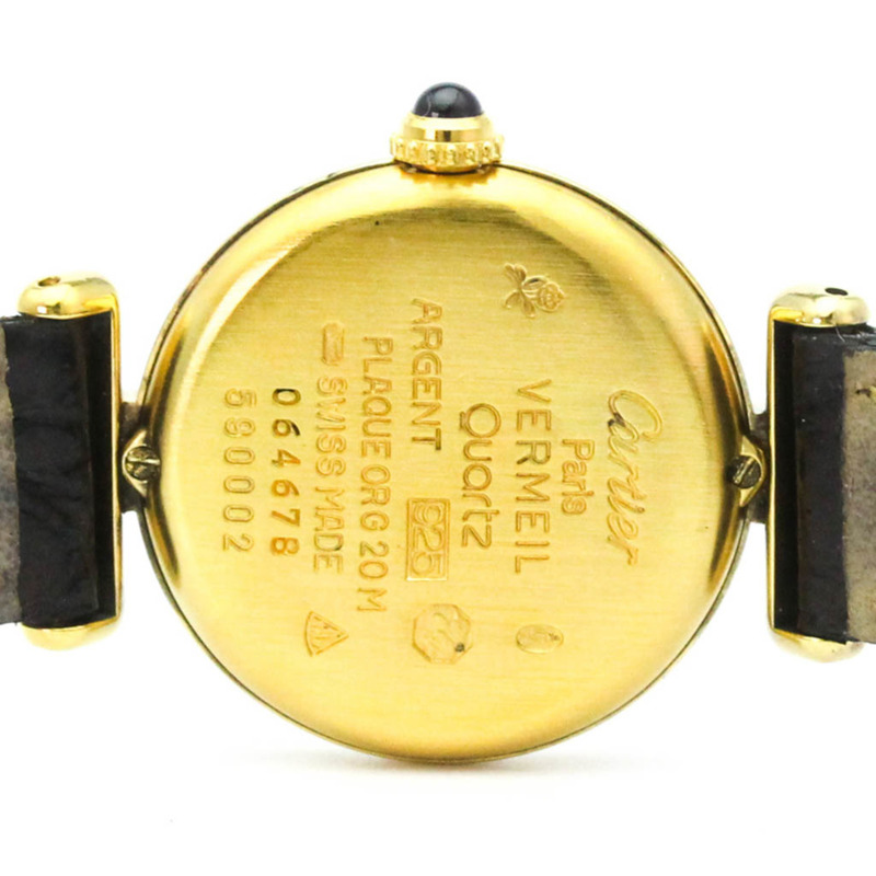 卡地亞 Must Colisee 鍍金女士腕錶 590002-5