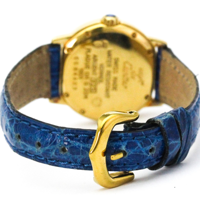 卡地亞 Must Ronde 石英鍍金女士腕錶 W1009143-4