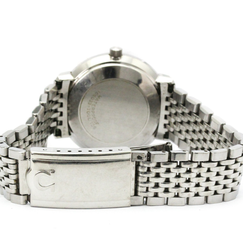 歐米茄碟飛系列日期顯示Cal 565精鋼自動男士腕錶166.033復古款-4