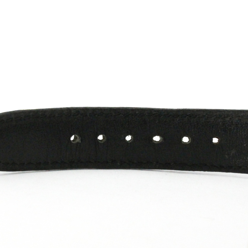 卡地亞 Must Tank 鍍金皮革石英女士腕錶 681006-7