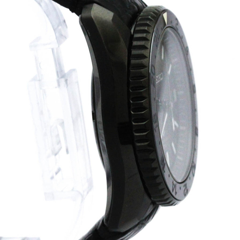 精工 Prospex 黑色版 Spring Drive 鈦金屬腕錶 SBDB025(5R66-0BR0)-7