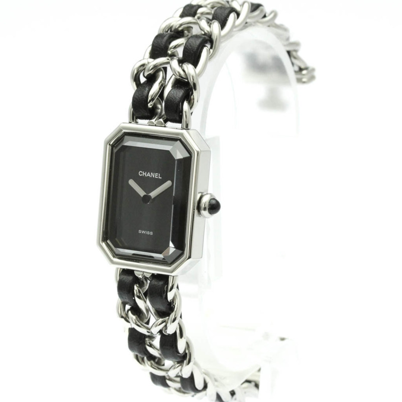 香奈兒 Premiere 系列 M 碼精鋼石英女士腕錶 H0451 拋光-1