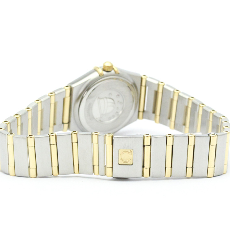 歐米茄星座系列鑽石18K金精鋼腕錶1267.10拋光款-4